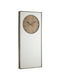 Bizzotto Ticking Wanduhr Metallisch Silver 35x80cm