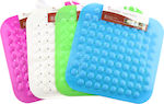 Viosarp Shower Mat with Suction Cups Blue 34x34cm