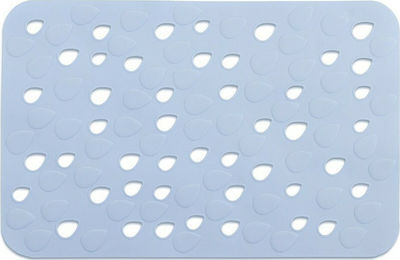 Dimitracas Drops Bathtub Mat with Suction Cups Blue 34x54cm