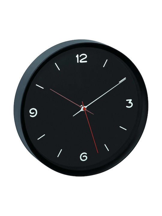 TFA Ρολόι Τοίχου Πλαστικό Black 30.9cm