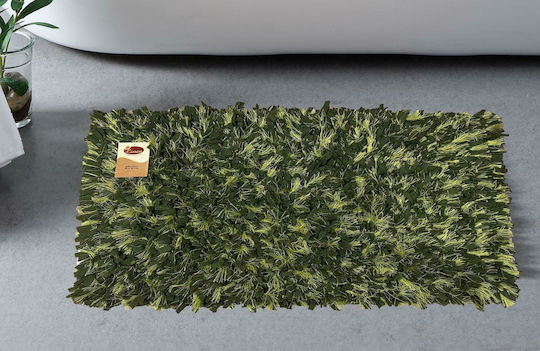 Linea Home Bath Mat Shaggy Chenille LH2044018-2 Olive 50x80cm Linea Home Bath Mat Shaggy Chenille LH2044018-2 Olive 50x80cm