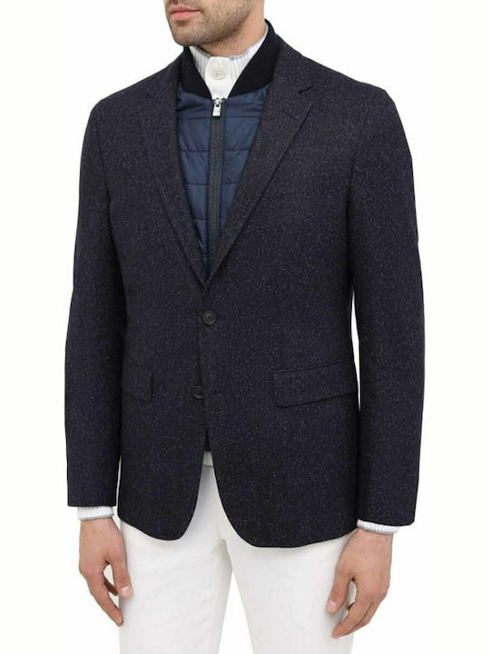 Hugo Boss Men's Winter Suit Jacket Slim Fit Navy Blue