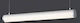 Aca Commercial Linear LED Ceiling Light 27W War...