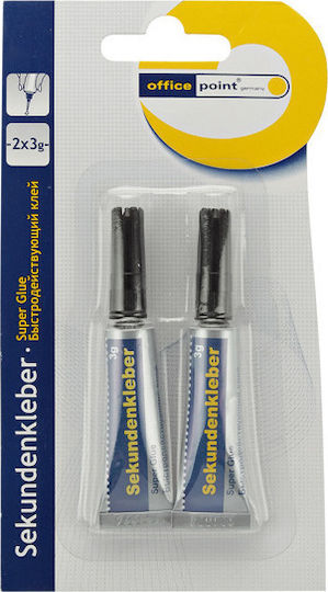 Office Point Gel Superglue General Use 3gr 2pcs
