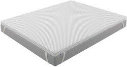 Greco Strom Semi Double Memory Foam Mattress Topper Viscoool with Removable Cover 110x190x5cm