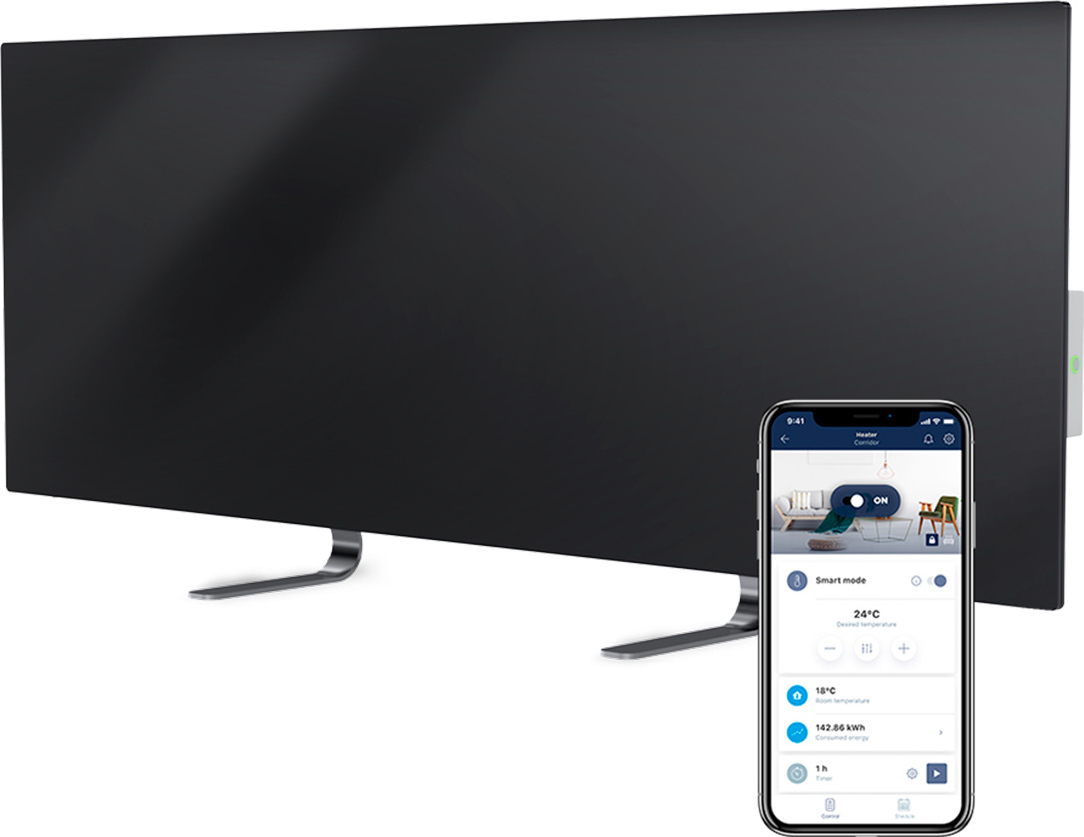 Perenio Joule Eco Πάνελ Υπέρυθρης Θέρμανσης 800W Τοίχου 100x35.6cm ...