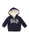 Kids Sweatshirt Cardigan Navy Blue