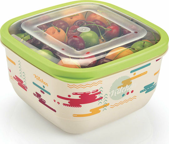 Viosarp Plastic Lunch Box Elegant Green 3600ml