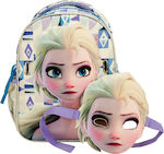 Gim Elsa Σχολική Τσάντα Πλάτης Νηπιαγωγείου Πολύχρωμο Μ25 x Π15 x Υ30cm