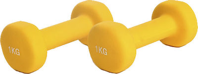 Pegasus B-7910 Neoprene Set of Hexagon Dumbells 2 x 1kg