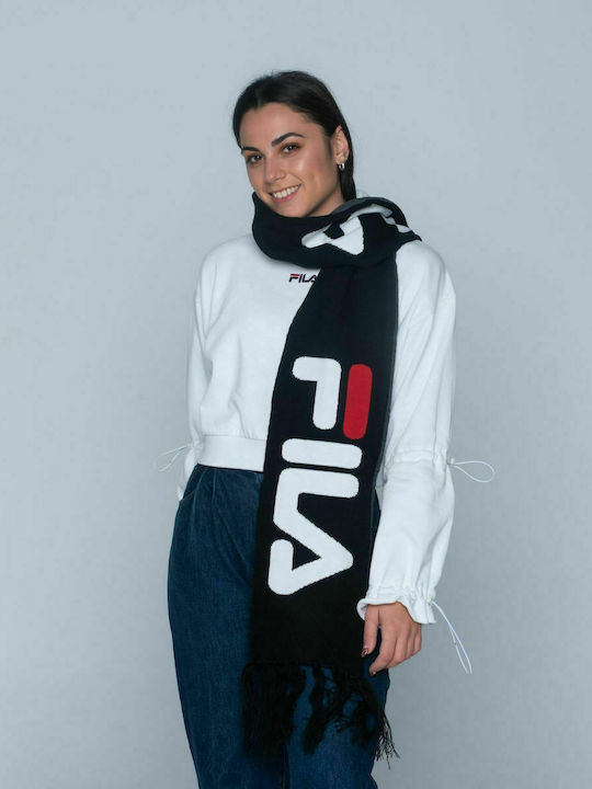 Fila KS08925AQAU Γυναικείο Κασκόλ Μαύρο