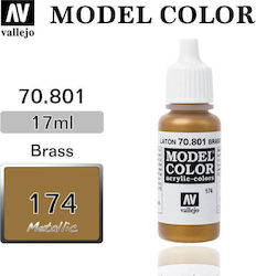 Acrylicos Vallejo Modellbau-Farben Messing 3259 17ml