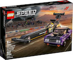 Lego Speed Champions Mopar Dodge//SRT Top Fuel Dragster and 1970 Dodge Challenger T/A for 8+ Years Old