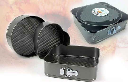 General Trade Aluminum Cake Baking Pan 3pcs