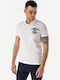 Camaro Men's Short Sleeve Blouse Polo White