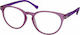 Eyelead E163 Reading Glasses +1.25 in Purple color