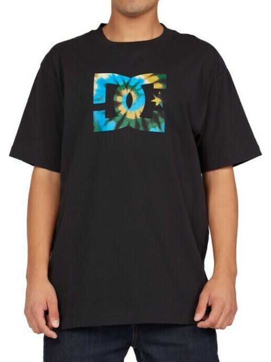 Star Tie Dye T-shirt Μαύρο