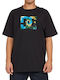 Star Tie Dye T-shirt Μαύρο
