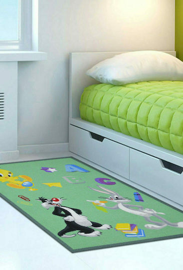 Sprintzio 8910 Kinder Teppich Grün 100x133cm Dicke 3mm