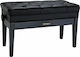 Roland RPB-D500 Duet Stool Piano Adjustable Bla...