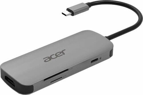 Acer USB-C Докинг станция с HDMI 4K PD Сребрист (HP.DSCAB.008)