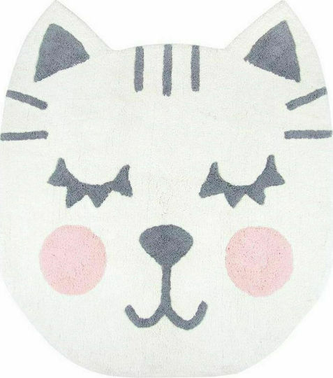 Nattiot Betsy Kinder Teppich Weiß 100x110cm