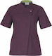 Giblor's Coat Chef Female Purple with Short Sleeve Giada