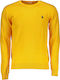 U.S. Polo Assn. Men's Long Sleeve Sweater Yellow