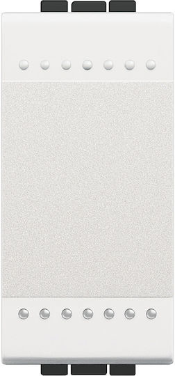 Legrand Living Light Μετώπη Διακόπτη Φωτισμού Μπουτόν σε Λευκό Χρώμα N4915N