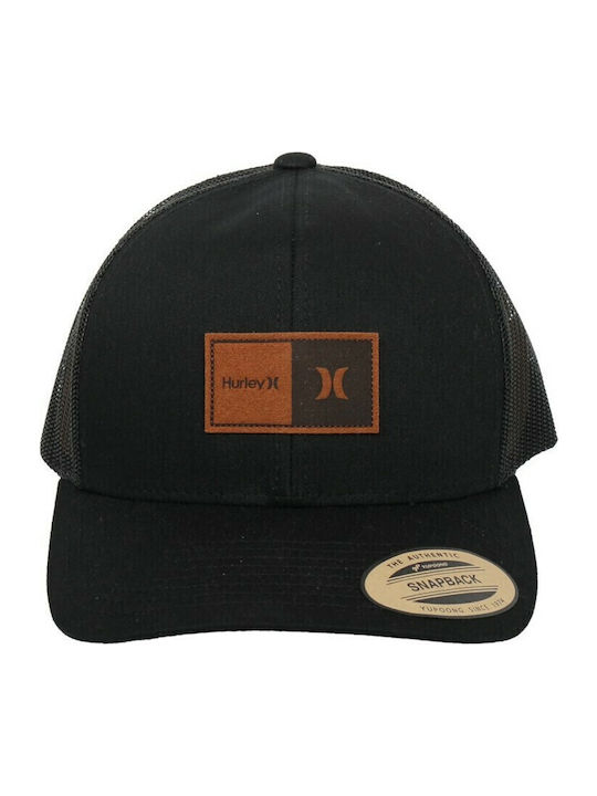 Hurley Jockey mit Netz und geradem Schirm Schwarz