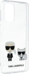 Karl Lagerfeld Karl & Choupette Back Cover Σιλικόνης Διάφανο (Galaxy A32 5G)