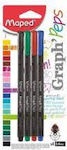 Maped Graph'Peps Fineliners 0.4mm Multicolour 4pcs