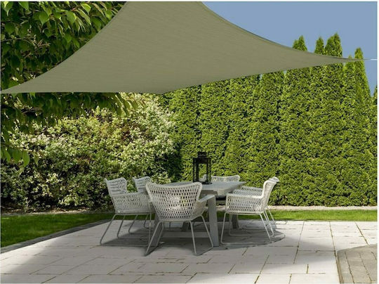 Koopman Квадрат Shade Sail Зелен 3x3m 160гр/кв.м