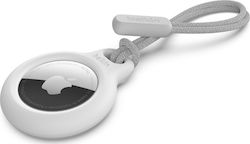 Belkin Secure Holder with Strap Θήκη Μπρελόκ Σιλικόνης για AirTag σε Λευκό χρώμα Belkin Secure Holder with Strap Θήκη Μπρελόκ Σιλικόνης για AirTag σε Λευκό χρώμα