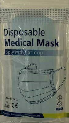 Shandong Xiaokang Biotechnology Co Ltd XK-A Disposable Medical Mask 3ply with Earloop Schutzmaske Chirurgische Hellblau 40Stück