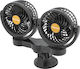 Compass Double Car Fan 4" 24V