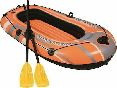 Bestway Kondor 1000 Inflatable Boat for 1 Adult with Paddles 155x93cm 61078