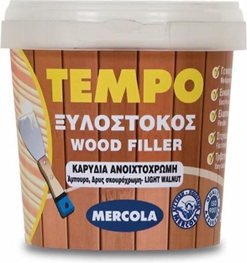 Mercola Tempo Wood Filler Wood Putty Acrylic Acrylic Water-based White Wood Filler White 200gr