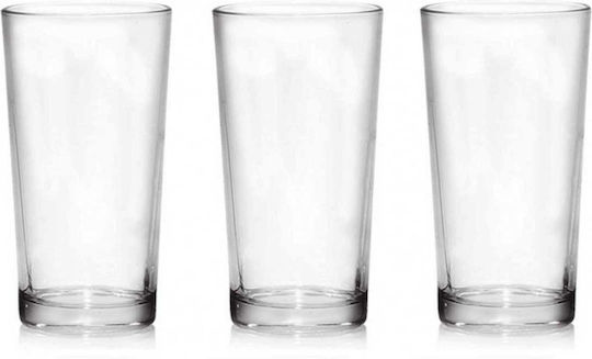 Cerve Linda Set of Glasses made of Glass 250ml 3pcs