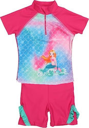 Playshoes Mermaid Παιδικό Μαγιό Σετ Φούξια Playshoes Mermaid Παιδικό Μαγιό Σετ Φούξια