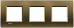 Legrand Bticino Living Light Switch Frame 3 Pos...