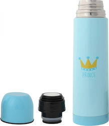 Kiokids Βρεφικό Θερμός Υγρών Prince Ανοξείδωτο Μπλε 500ml