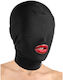 XR Master Series Disguise Open Mouth Hood BDSM Maske in Schwarz Farbe