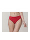 Luna Blue Sense Bikini Slip High Waist Red