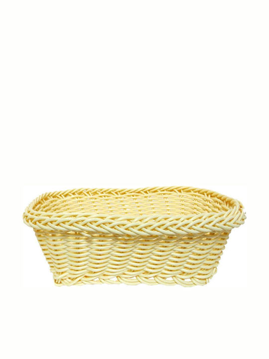 Art et Lumiere Καλάθι Ψωμιού από Rattan Μπεζ 26x26x9cm