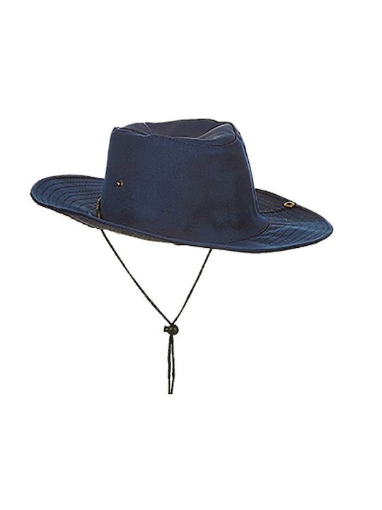 Summertiempo Υφασμάτινo Ανδρικό Καπέλο Navy Blue