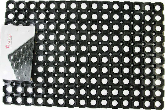 Viosarp Covoare De Intrare Din Cauciuc Negru 40x60cm Negru Viosarp Covoare De Intrare Din Cauciuc Negru 40x60cm Negru