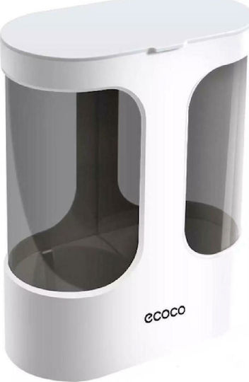 Ecoco Plastic Cups / Lids Dispenser with 2 Compartments