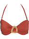 Bluepoint Padded Underwire Strapless Bikini Brown