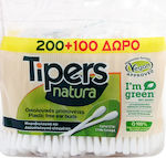 ΜΕΓΑ Tipers Natura Cotton Buds Οικολογικές 300pcs